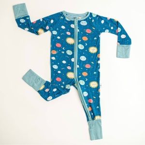 Little Sleepies Space Bamboo Zippy - 6-12 mo